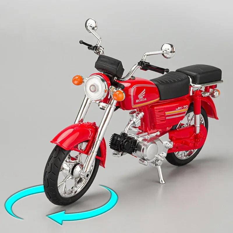 1/12 Honda JiaLing JH-70 Slitinový Model Motocyklu Simulace Odlévaný Kov Street Sportovní Model Motocyklu Sběratelský Dětská Hračka Dárek