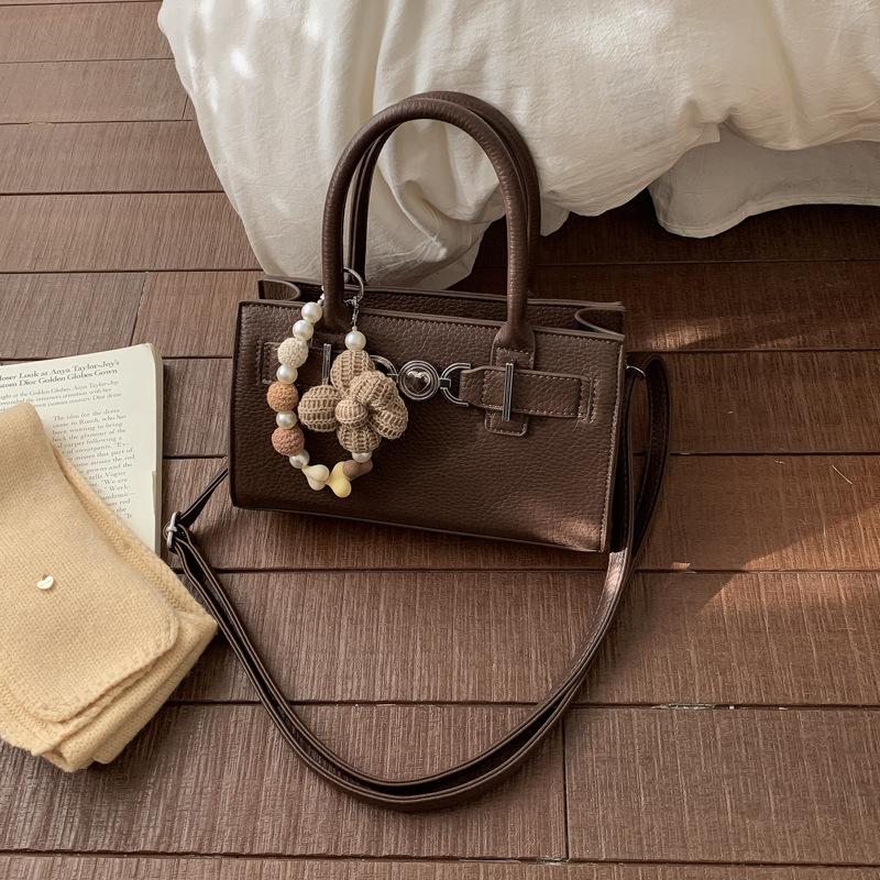 High-end Retro Crossbody Bag, Fashionable Handbag, Single Shoulder Small Square Bag