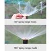 Lawn Sprinkler with Spike Base Ground Insert Water Sprinkler Adjustable Garden Sprinkler for Yard Patio Lawn Grass Irrigation