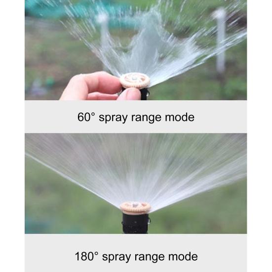 Lawn Sprinkler with Spike Base Ground Insert Water Sprinkler Adjustable Garden Sprinkler