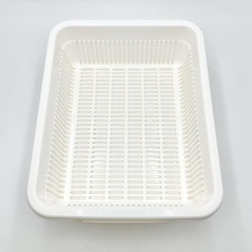 Tombow Drainer, Colander, and Tray Set, Made In Japan, 37.5cm Wide X 47.5cm Deep X 15.5cm High, Beige, Assist, Shinki Gosei No.1