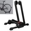 Bicycle Foldable Wheel Stand Holder Mountain Bike Floor Parking Rack Repair SupportBlack