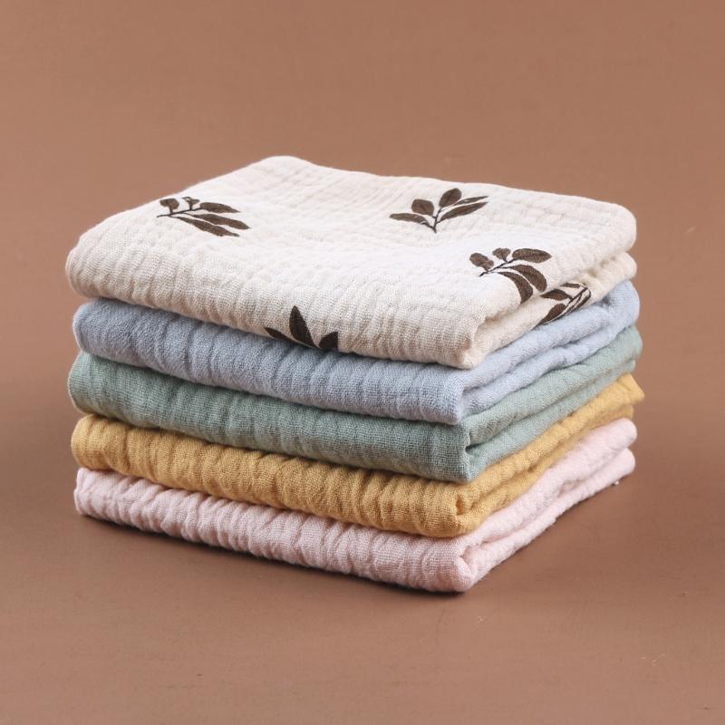 Baby Towel Set Teething Bibs for Toddler Burp Cloth Gauze-Cotton Handkerchief Back Absorb Towel Newborn Bath Towel 10PCS