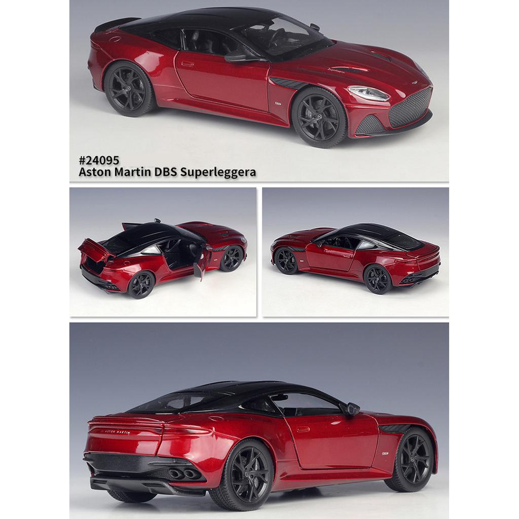 1/24 Scale WELLY Aston Martin DBS Superleggera Alloy Car Model Diecasts Metal Toy Vehicles Model Car Model High Simulation Collection Παιδικά δώρα