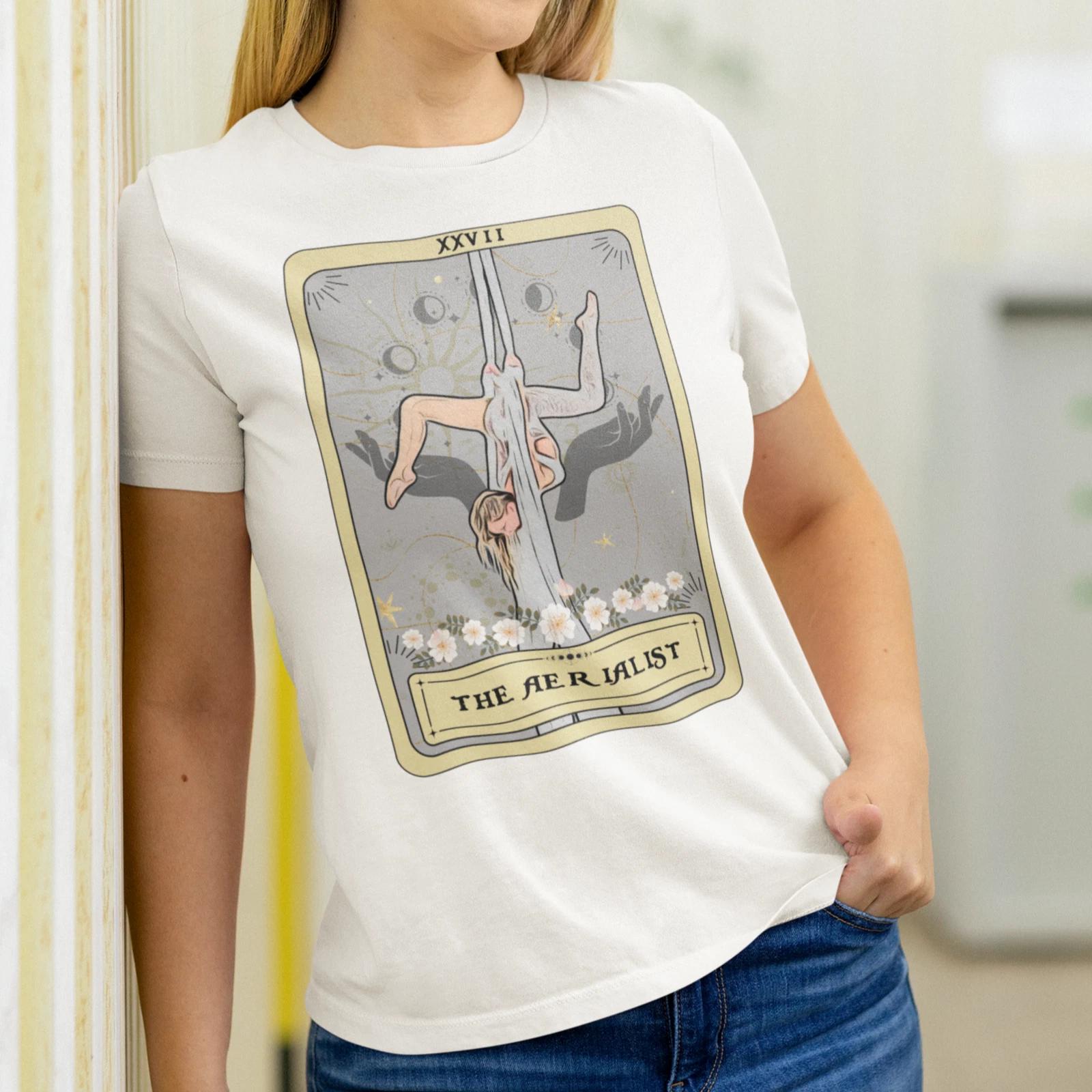 Aerialist Tarot Card T-shirt 3XL