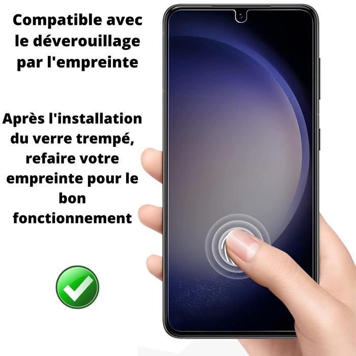 Verre Trempé - Phonillico® - Samsung Galaxy S25 - Pack 2 - Anti Espion - Résistant aux rayures