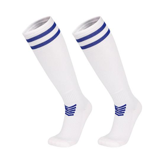 Meias de Futebol Longas Yousheng para Homens Mulheres Elásticas Compressão Meias de Cano Alto Listradas Atlético para Futebol Baseball Softball