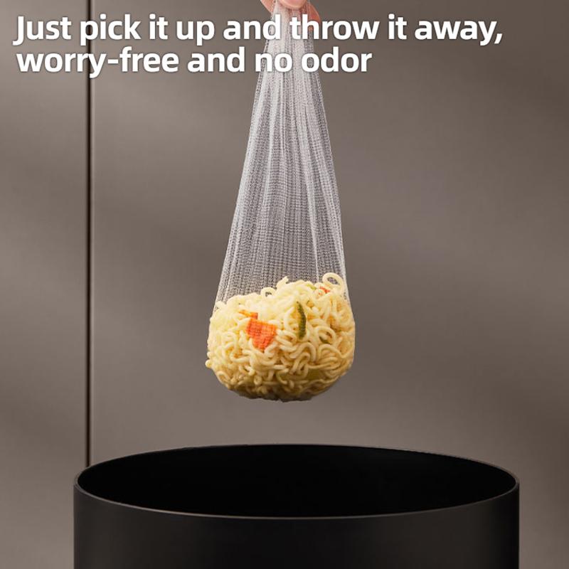 Hanging Mesh Drain Rack Multi Functional Filter Bag for Kitchen Sink Efficient Food Waste Storage Organizer Basket