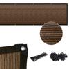Privacy Fence Screen 120GSM Mesh Shade Net Cover with 50 Zip Ties and 10m Rope 3.28×19.68ft Effective Shading Fence Panels