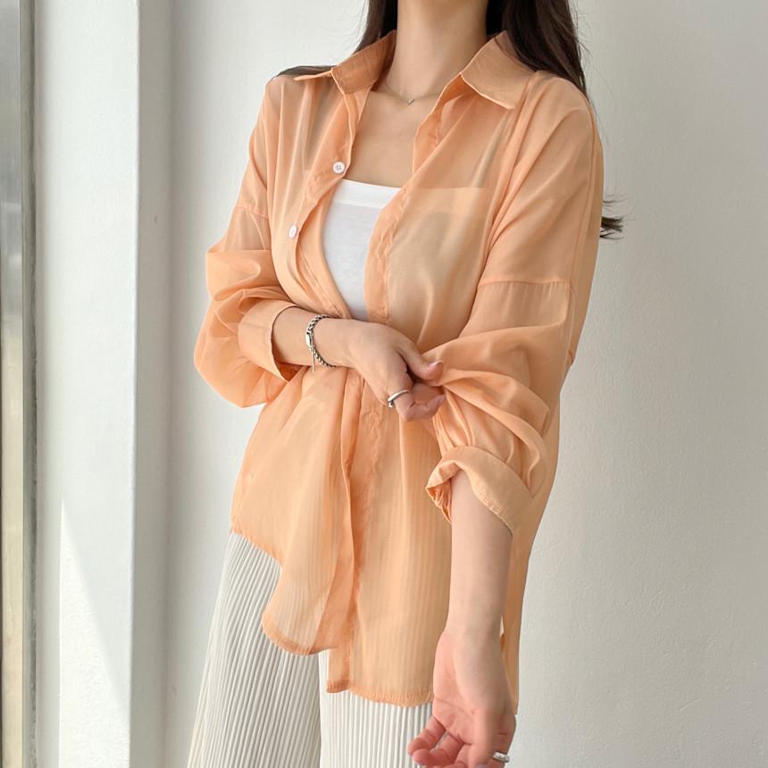 Women's Summer Cardigan – Ice Silk Sun Protection, Thin and Drapey Design Cover-up Top