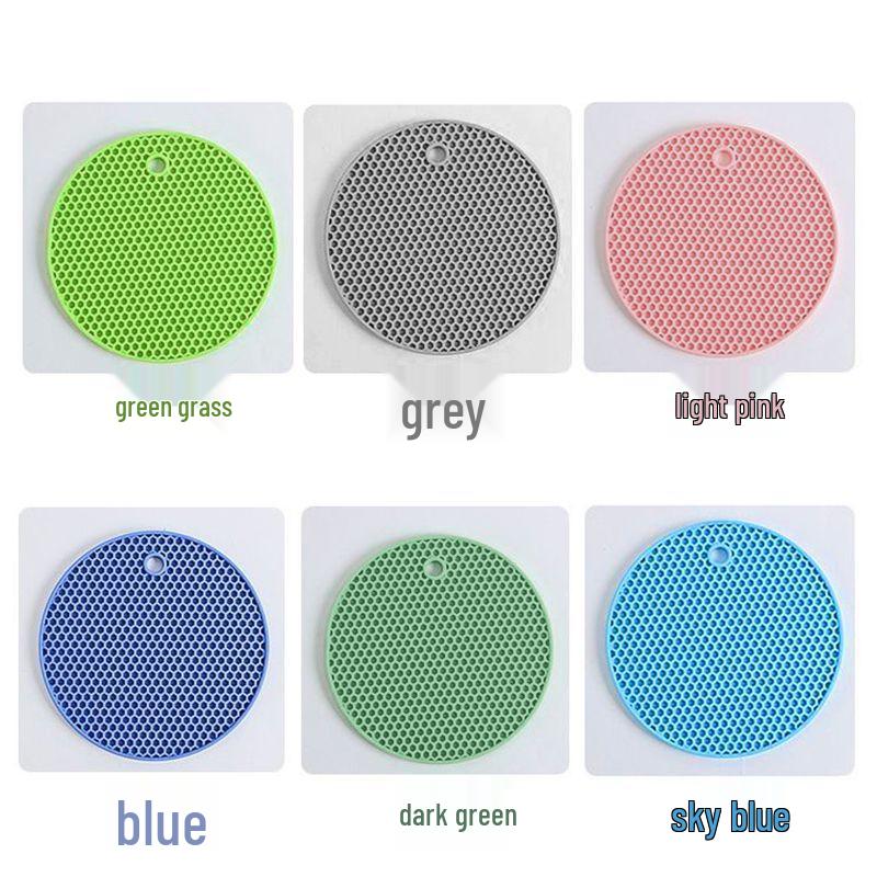 Silicone Heat-Resistant Nordic Table Mat - Anti-Scald Pad for Pots, Casseroles, and Bowls