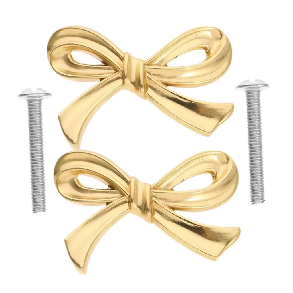 Bow Shape Cabinets Knob Vintage Decorative Handle Hardware Drawer Pull for Locker Living Room Home Decor Cabinet Drawer Dresser