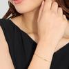 Bracelet for 18K Smile K18 [Lala Christie] Women, Gold, Bar, Design, Gold, lb51-0002-yg
