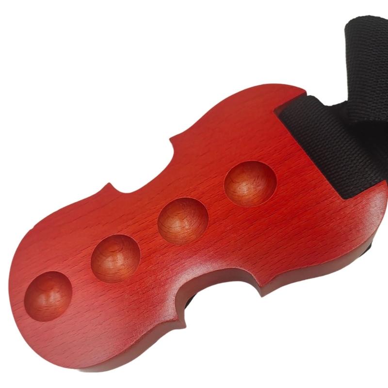 Ergonomická protiskluzová podložka pod cello vyrobená z masivního dřeva pro bezpečné umístění a dlouhodobé používání