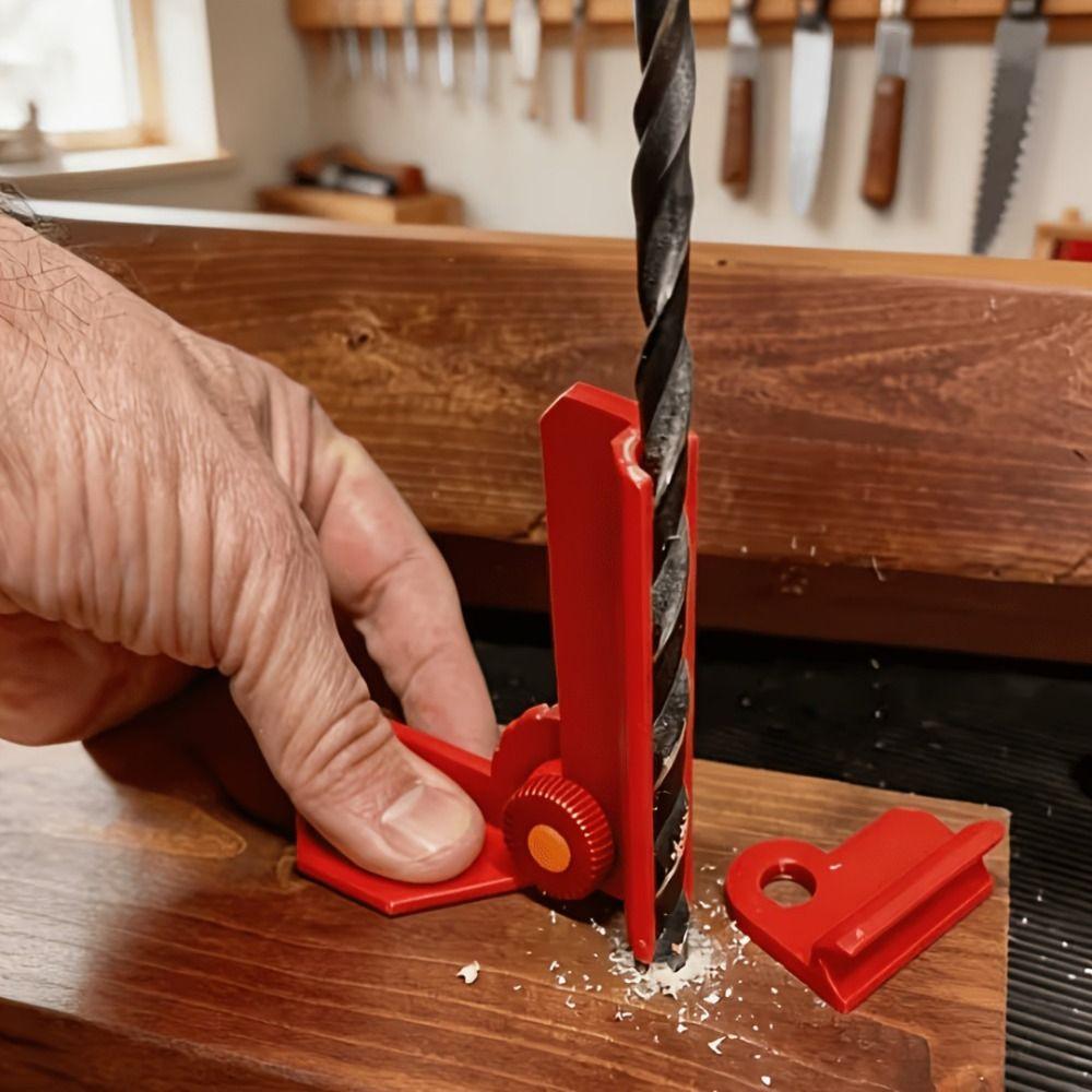 Adjustable Positioning Guide Rail 3D Printing Drill Guide Jig Drilling Guide Rail Carpentry