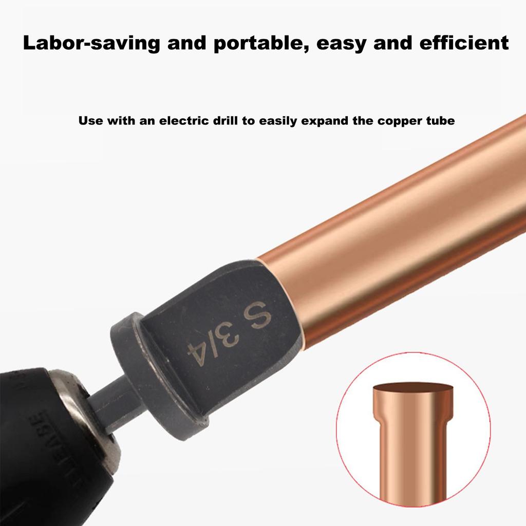 Triangular Handle British Pipe Expander, Airconditioning Copper Pipe Installation Expander Tool Set