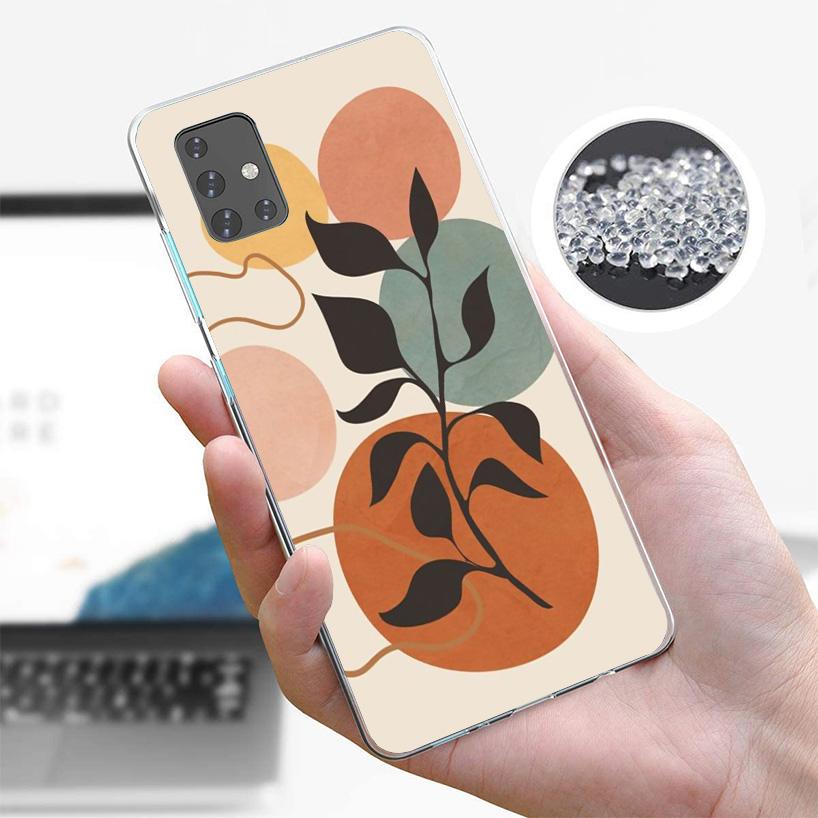 Abstract Women Face Line Cover Phone Case For Samsung Galaxy A12 A22 A32 A52 A72 A02S Phone Case Note 20 Ultra 10 S10 Plus A51 A