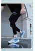 Plus Size Men's Trendy Running Shoes - Outdoor Versatile, Fashionable Mesh Breathable Casual Sneakers