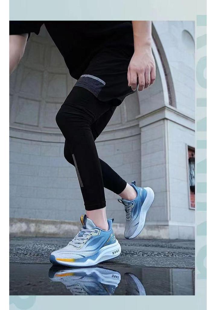 Plus Size Men's Trendy Running Shoes - Outdoor Versatile, Fashionable Mesh Breathable Casual Sneakers