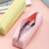 Large Capacity Pen Bag with Zipper Cosmetics Storage Bag Portable Pencil Case  Stationery