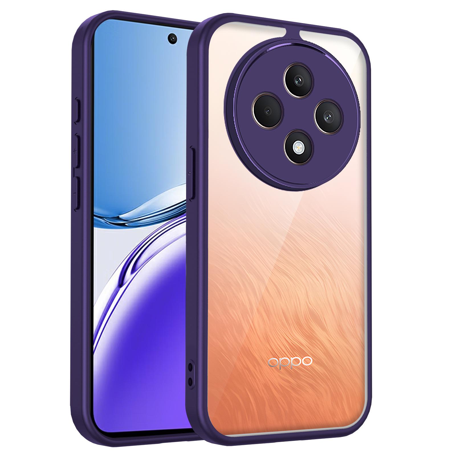 

For Oppo Reno 12F Case Oppo Reno 12 Fs Phone Case Reno12 F Cover Cushion Shockproof Silicon Bumper Clear Matte Back Cover Hard OPPO Reno 12F 5G