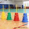 Sensory Training Ice Cream & Kindergarten Marker Cones with Hurdles and Holes for Kids' Obstacle Courses