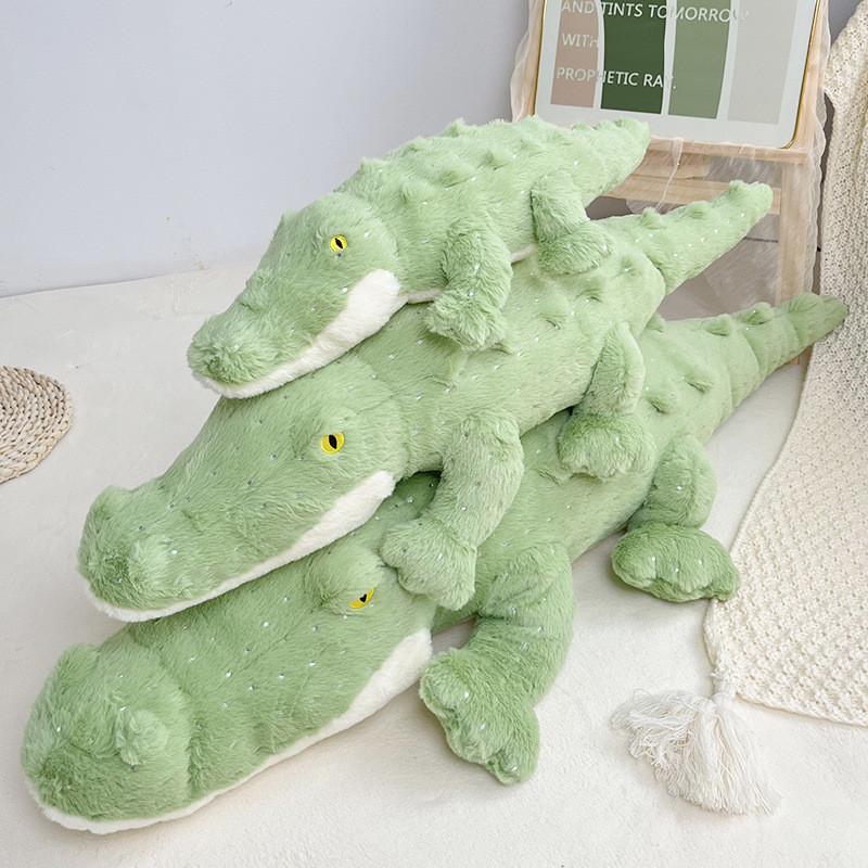 Crocodile Plush Toy Giant Pillow With Pp Cotton Filling For Kids Sleep And Play