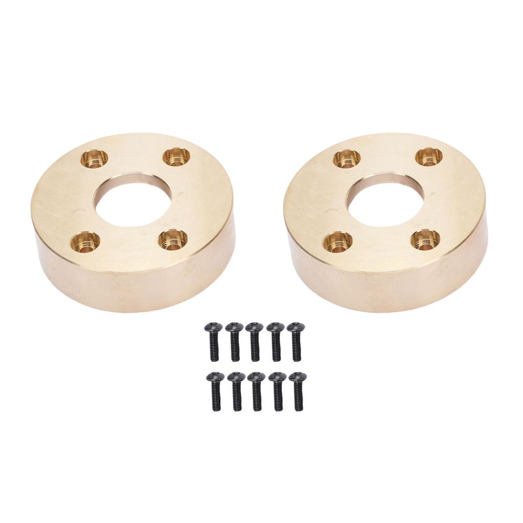 2pcs 1 8 RC Car Brass Weights Fit for Axial RC Crawler Car Counterweight Upgrade Parts Exquisite Craftsmanship