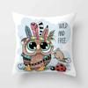 Cute Owl Cushion Covers  Comfortable Pillow Cover x Decorative Pillows For Sofa Bed Car Throw Home Decor