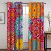 3D Bohemian Style Mandala Curtains 2 Panel Luxury Living Room Bedroom Den Kitchen Home Decor Curtains