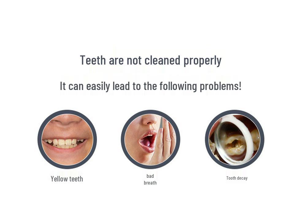 Szczoteczka elektryczna 360°: W kształcie litery U, Wodoodporne, Wybielanie zimnym światłem dla dorosłych i dzieci