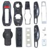 3 Boutons Pour Porsche 718 911 Cayenne Panamera Cayman Macan 2015 2016 2017 2018 2019 2020 2021 Coque de Clé à Distance Fob