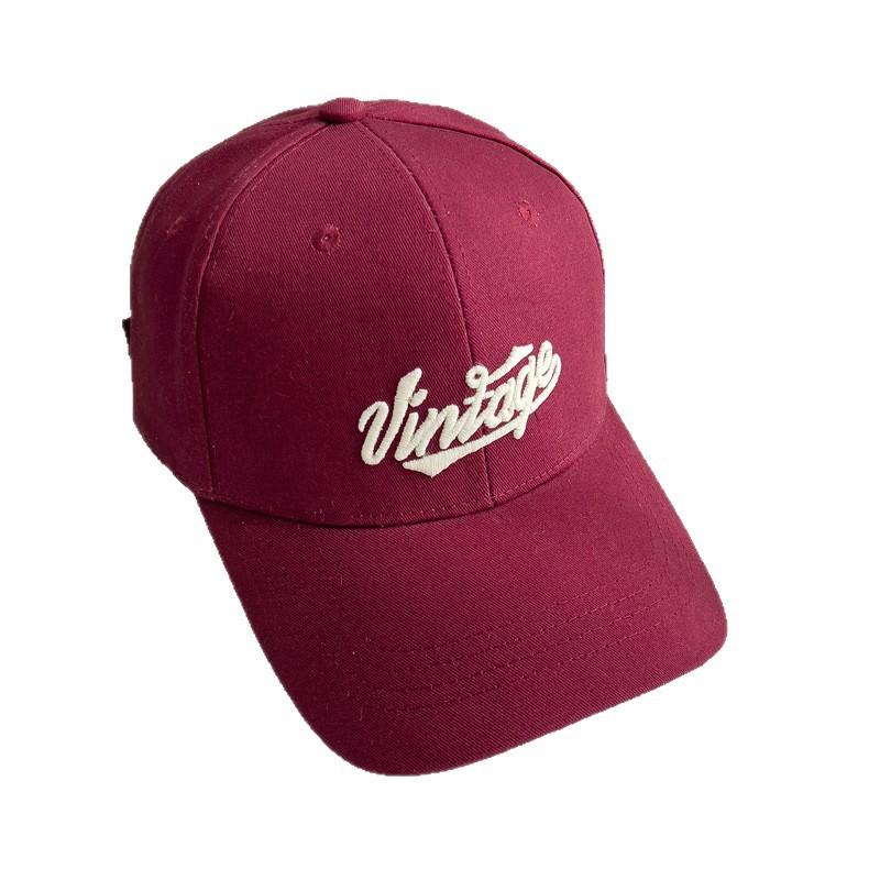 Baseball Hat for Women's Trendy and Versatile Wide Brim Showing Face Small Sun Protection Baseball Cap Korean Version Letter Embroidery