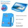 EVA Kickstand Case For Samsung Galaxy Tab S10 FE Plus 2025 13.1 inch SM-X620 X626 Kids Funda DIY Cover With Portable Hand Holder