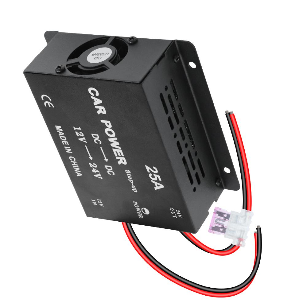 Car Power Converter Transformer For RV Truck Trailer Van Voltage Booster Auto Accessories Power Step-up Adapter DC 12V to 24V
