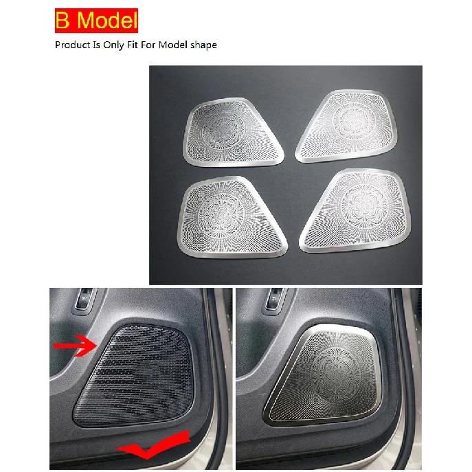 Türverkleidungs-Lautsprecherpolster Stereo-Audio-Lautsprecherabdeckung für Mercedes Benz GLA H247 CLA C118 W118 A B-Klasse W177 V177 GLB X247