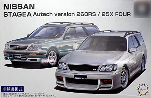 

Fujimi Model 1/24 Inch-Up Series No. 147 Stagea Autech Version 260RS/25X FOUR Plastic Model ID147