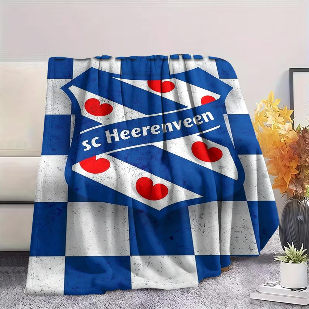 1 Stück Individueller Name SC Heerenveen Gemustert Flanell Decke Geeignet für Alle Jahreszeiten für Heimdekoration Wärme und Komfort Geschenke Urlaubsgeschenk_xia