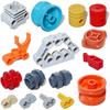 Non-Toxic Moc Bricks Gear Power Driving Ring Technical Part Diy Building Blocks 35188 6539 2473 18947 32187 35186 2852 2853 2854 2850 2851
