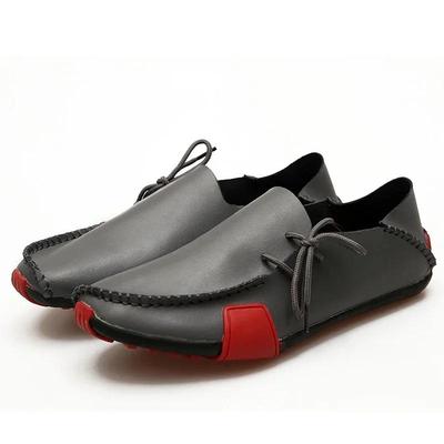 Herrenschuhe Leder Casual 2025 Italienische Weiche Herren Slipper Handgefertigt Atmungsaktiv Slip-on Bootsschuhe
