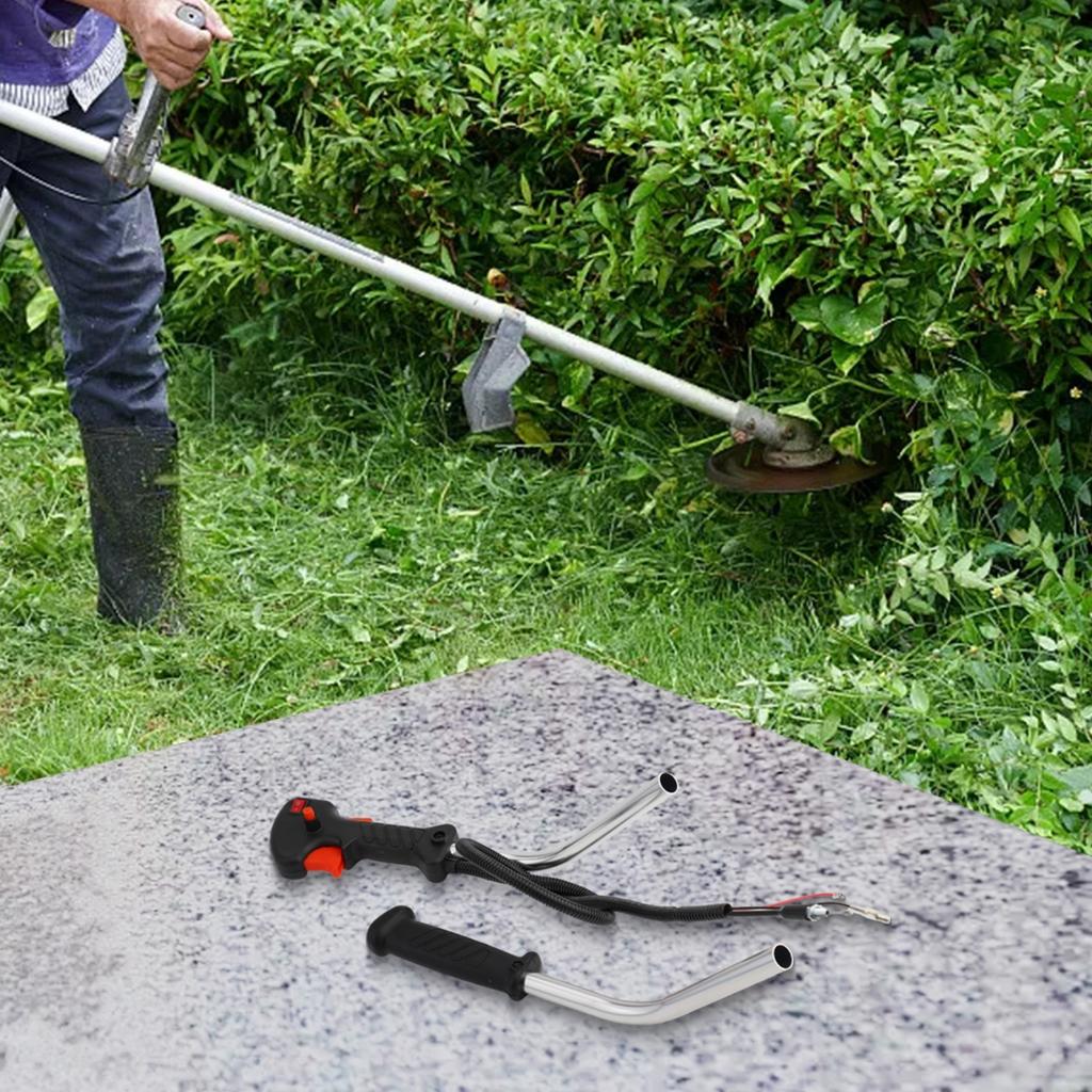 String Trimmer Tube Handle Accessory Brushcutter Control Switch Throttle