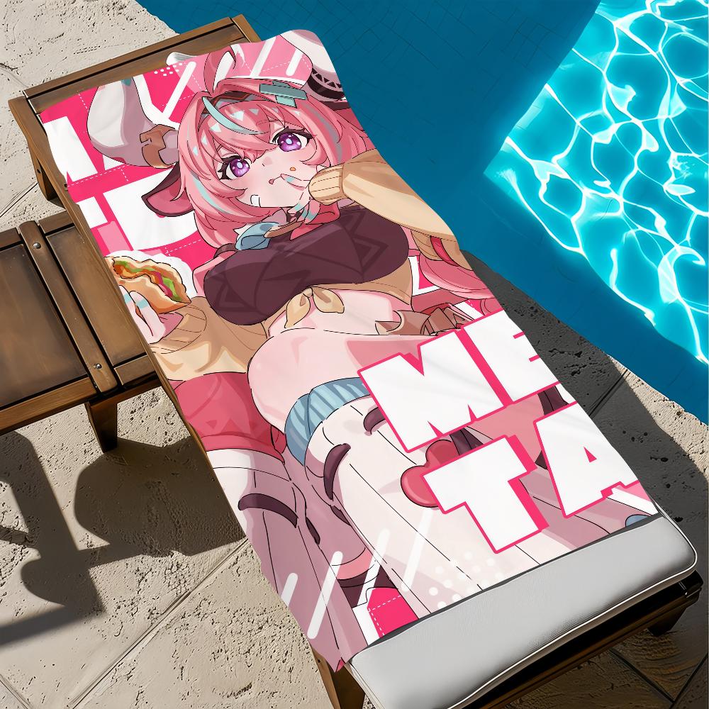 Genshin Impact Game Varesa Towel Beach Quick Dry Soft Pool Towels Gift for Travel Gym Shower Camping Sports