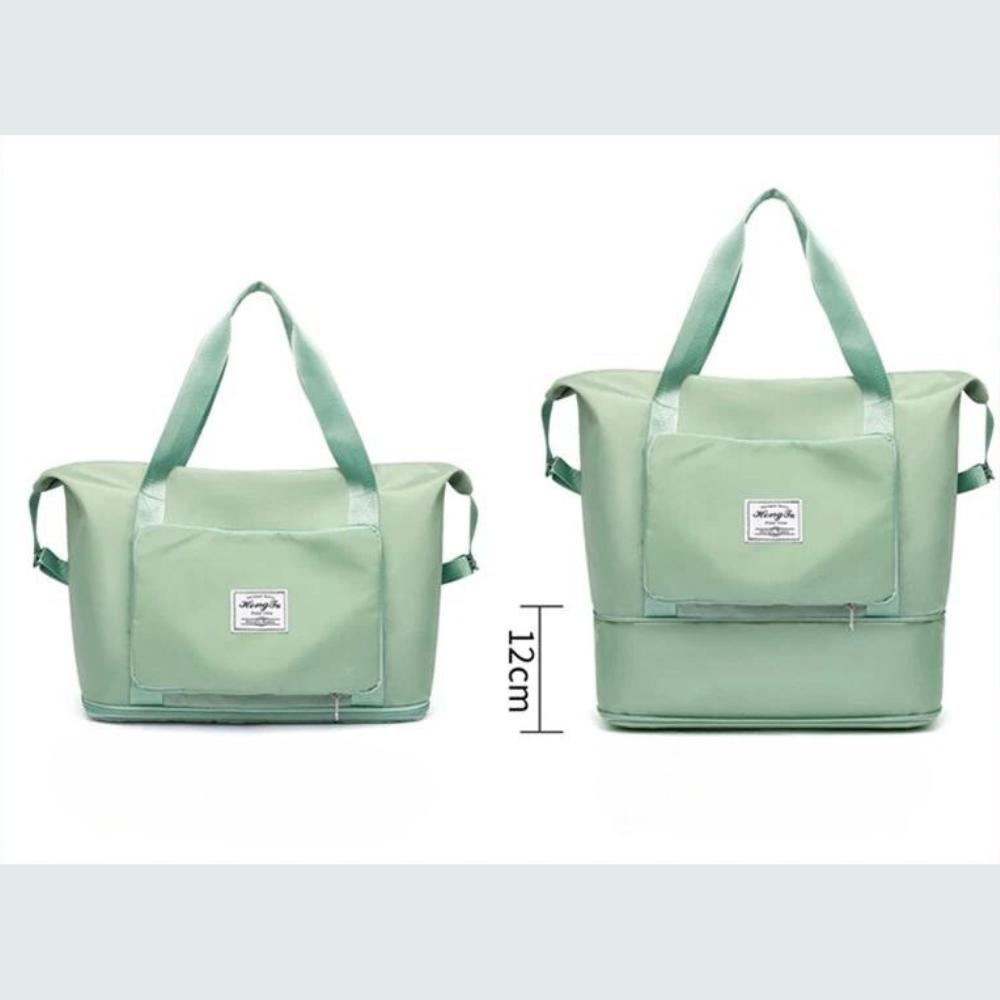 Hand Luggage Travel Bag 20×40×40 Foldable Airplane Sports Green
