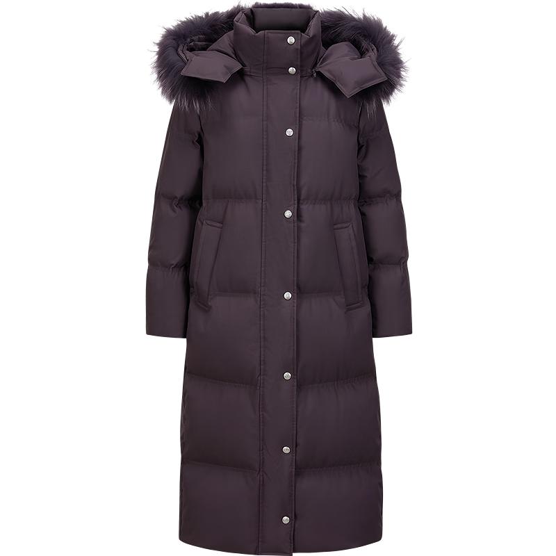 

JZ Annaca Women s Winter 3-Proof Goose Down Jacket with Raccoon Fur Collar S