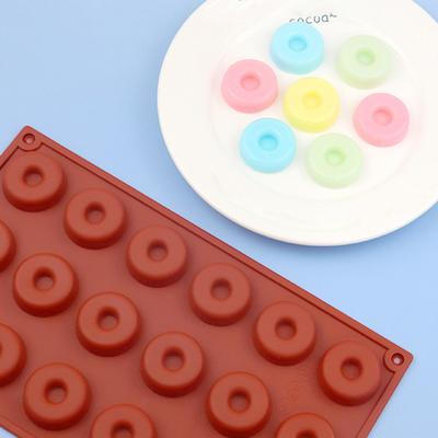 Moule à chocolat de qualité alimentaire, démoulage Non collant, 18 cavités, plateau de cuisson pour donuts, accessoires de cuisson