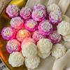 3pcs Flower Silicone Candle Mold DIY Peony Ornament Craft Gifts Making Tool Soap Plaster Resin Chocolate Baking Molds Home Decor