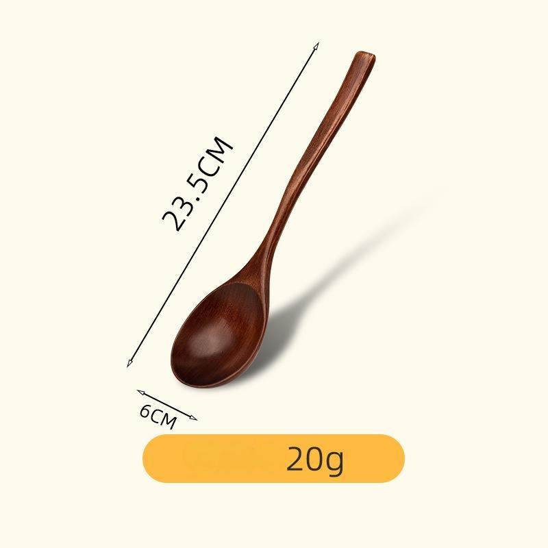 Wooden Dinnerware Large Soup Spoon, Chopsticks,Kitchen Tableware spoon 1pc