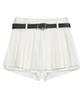 Hypernet Belted Pleated Skirt Pants [2 Colors]