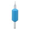 20pcs Disposable Tattoo Handle Grip Silicone Prevent Slip Tattoo Machine Grips for 5RT Needle Blue 25mm