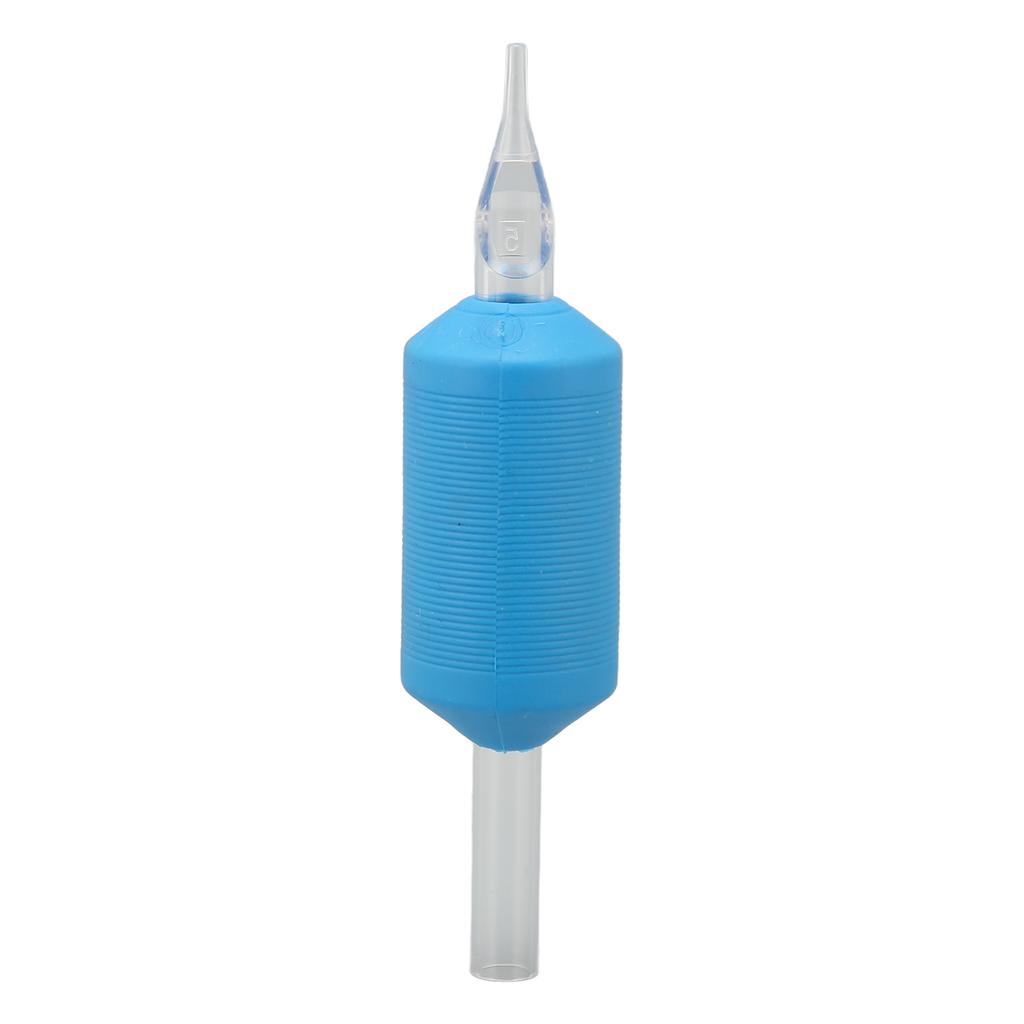 20pcs Disposable Tattoo Handle Grip Silicone Prevent Slip Tattoo Machine Grips for 5RT Needle Blue 25mm